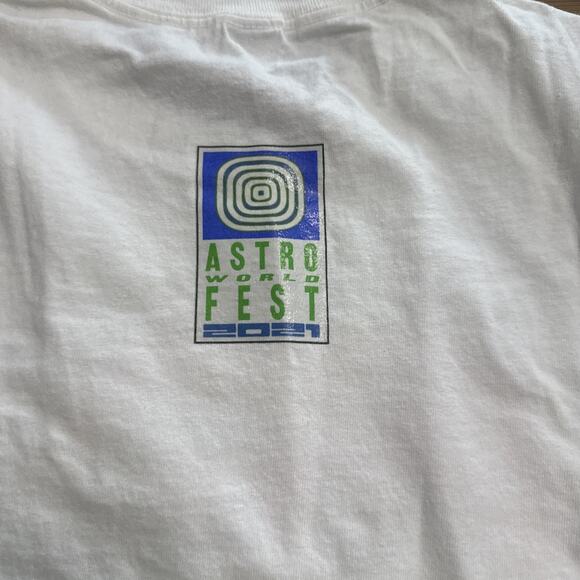 Travis Scott Astroworld Fest 2021 Mouth Tee Men’s - Picture 3 of 3